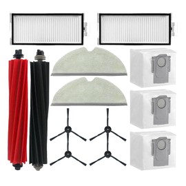 Accessories Kit for Roborock Q8 Max: Replacement Parts Compatible with Roborock Q8 Max Q8 Max + (Q8 Plus) Q5 Pro Q5 Pro+ Robot Vacuum Cleane, Main Brushes Side Brushes Filters Mop Pads Dust Bags