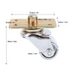 Upright Piano Wheel with Top Plate 360 Degree Rotation Caster