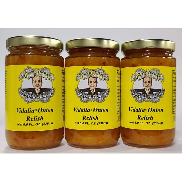 Todd Bosley's World Famous Vidalia Onion Relish (3 Pack)