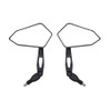 DREAMIZER Balck 8mm 10mm Motorcycle Rear View Mirrors for Handlebars