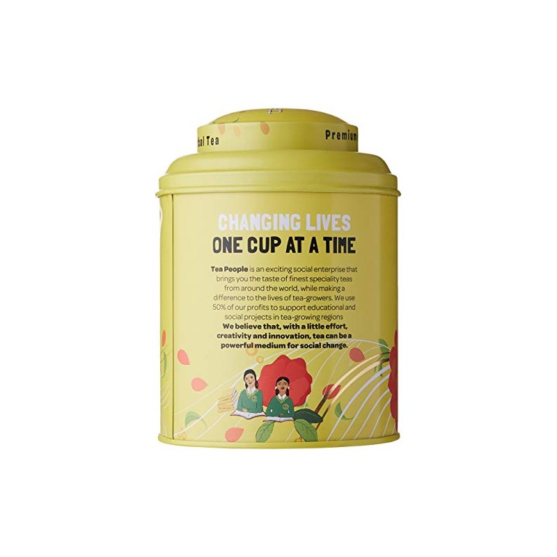 Tea People Organic Moringa, 50 g Loose Tea Caddy