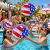 2-Pack Patriotic Beach Balls for Pool Parties – 20-Inch Confetti