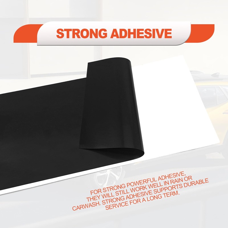 3PCS Matte Black Cut Your-Own Emblem Overlay DIY Decals for