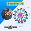 Rainbow Fidget Spinner Metal, Finger Hand Spinner for Kids Adults,