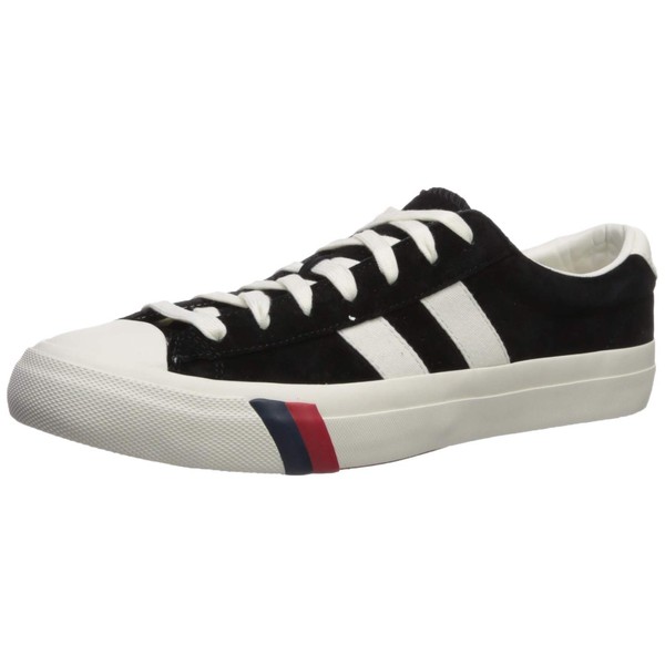 Pro-Keds Men's Royal Plus Classic Suede Sneaker, Black, 8