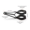 Motorbike Headlight Brackets 34-35mm Fork Mounted Razor Style Aluminium