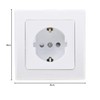 ChiliTec DELPHI Steckdose Wei? Unterputz 230V Schutzkontakt-Steckdose mit erh?htem Berhrungschutz