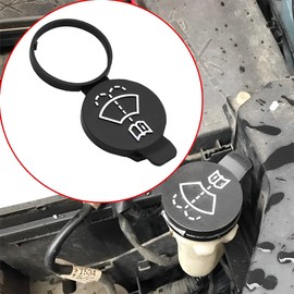 Adunsiaoto Pack of 2 Universal Windscreen Washer Reservoir Cap Fuel Cap Windscreen Wiper Wiper Water Container Lid Washer Tank Cap Car Part