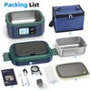 Qtyatvmoto Cordless Electric Lunch Box, 100W Rechargeable Heated Lunch Box