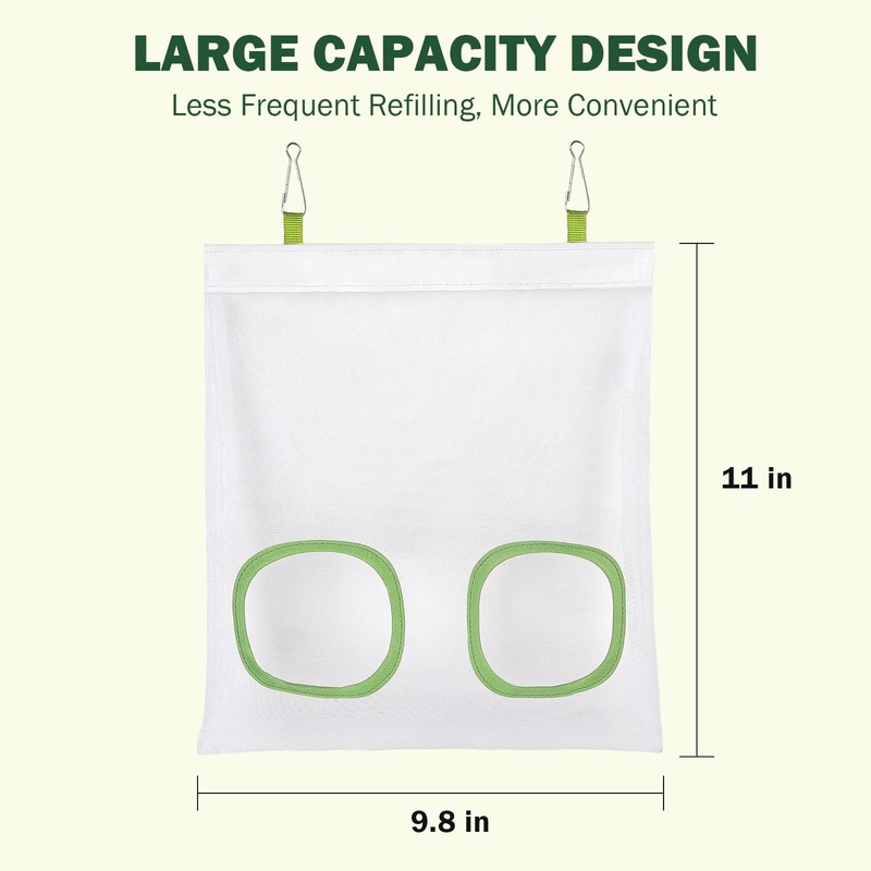 ducyak Mesh Guinea Pig Hay Feeder Bag for Guinea Pigs