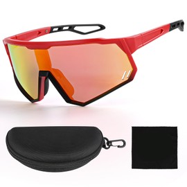 Comius Sharp Fast Glasses, Cycling Glasses Kids UV400 Cycling Glasses with All-Round Design, Lightweight Running Sunglasses, Windproof Road Cycling Glasses for Outdoor Sports, Fishing, Driving, Unisex