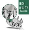 LQI Front Plating Hub Covers Chrome Wheel Cover 33mm Screw-on
