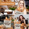 Linen Bread Bags, Pack of 2, 36 x 51 cm