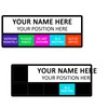 Office Status Sign With 5 Options,Do Not Disturb/Please Knock/In A