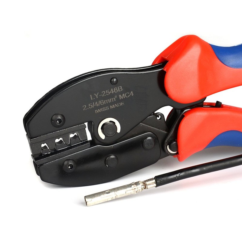 IWISS LY-2546B Solar Panel MC4 Connector, Dedicated Pliers, Crimping Tool,