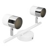 Track Light Kit 2 Heads 13.6in Length 2 Light Track