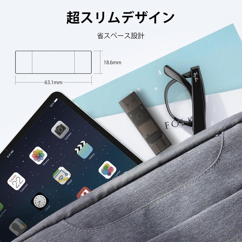 SD Card Reader, Micro SD Card Reader, Type-C & USB