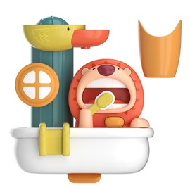 Bath Toy Shower Bubble Lion Suction Cup Summer Bathroom Playing Water Toy for Children Kid