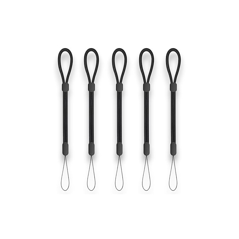 RATASK Pack of 5 Adjustable Wrist Strap Lanyard, Mobile Lanyard