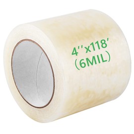 Miuwauer 4In x 118Ft Greenhouse Repair Tape Heavy Duty Greenhouse Coverings Damage Repair Tape Long Term UV Stabilized Outdoor Adhesive for Patching Sealing Seaming Plastic Film Polyethylene Sheeting