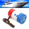 12V Blige Water Pump 3/4in Hose Outlet 500GPH Electric SemiOpen