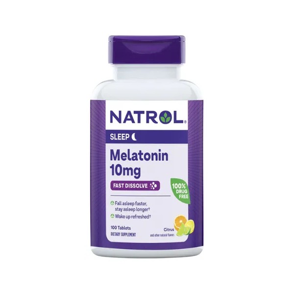 Natrol Melatonina 10 mg 100 tabletas de disolucin rpida sabor