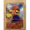 Mario Pikachu 294 Gold Metal Japanese Pokémon Card Art Collectible/Gi
