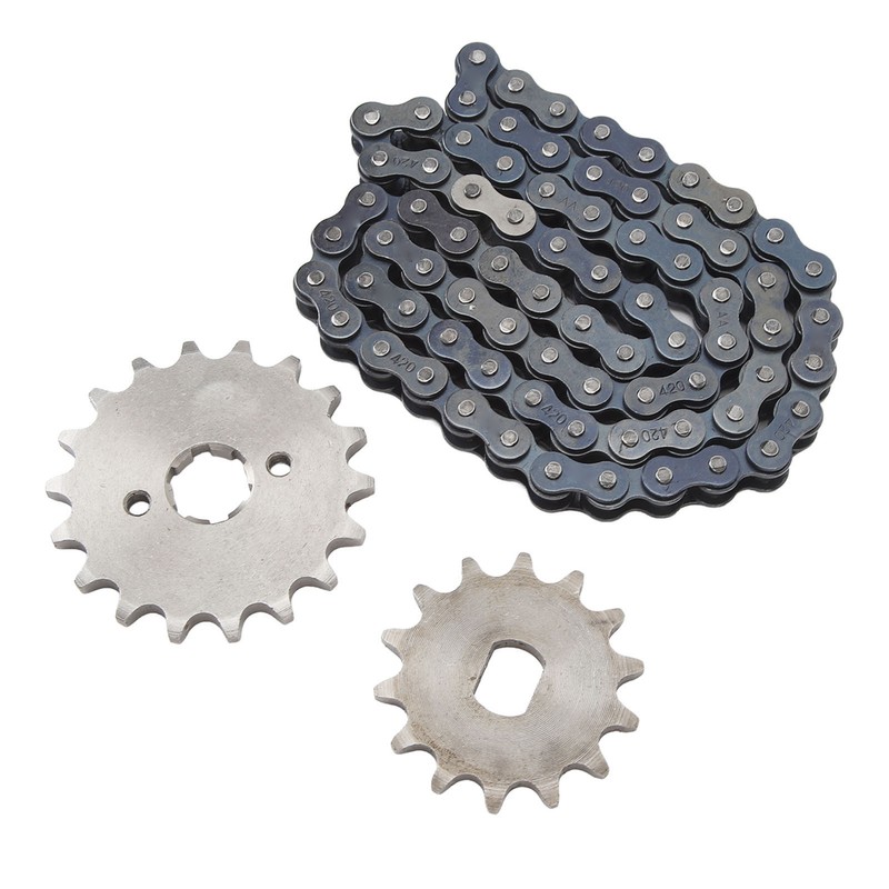 420 18T Front Engine Sprocket 420 60 Links Chain 14T