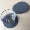 Diatomaceous Earth Coaster, Black, Non-Asbestos Inspected, Water Absorbent, Quick Drying,