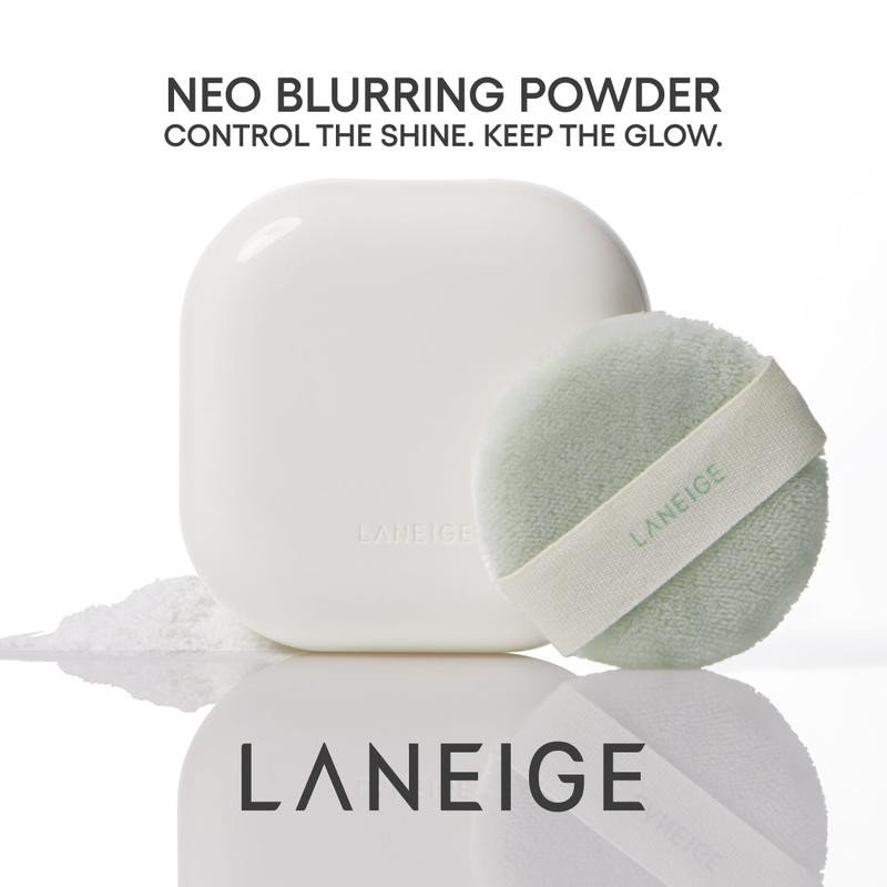 Laneige Neo Blurring Powder, Hyaluronic Acid, Semi-Matte, Skincare Powder, Makeup,