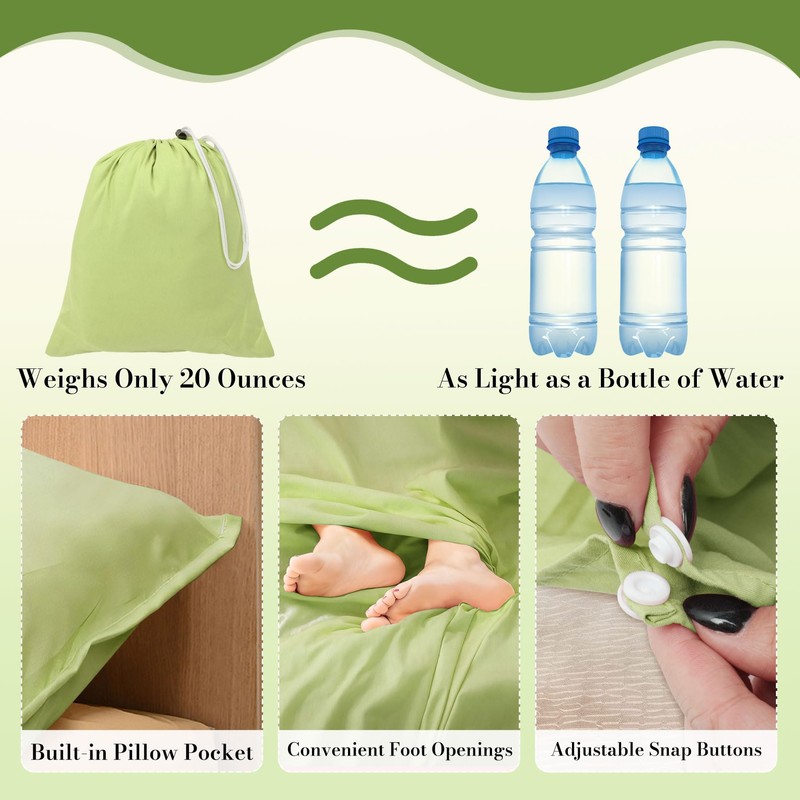 BREENHILL Self Tan Sleep Sack Breathable Protect Sheets From Self
