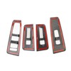Korlot Carbon Fiber Style Window Lift Trim Switch Panel Cover