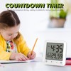 Digital Shower Clock Waterproof, Bathroom Wall Clock Timer with Touch