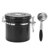 Coffee Bean Storage Stainless Steel Airtight Container Coffee with 30ml