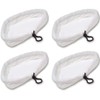 4pcs Triangular Steam Mop Microfiber Cloth Pad for H2O Mop