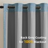 CUCRAF 100% Total Blackout Curtains 90 Length for Window Treatment,