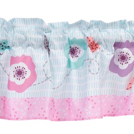 Bedtime Originals Window Valance, Magic Garden, Multicolor