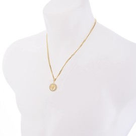 metaltree98 Lion Head Pendant Men's 20" Cuban Chain Gold Plated Iced Necklace CP 2048 (Gold Tone)