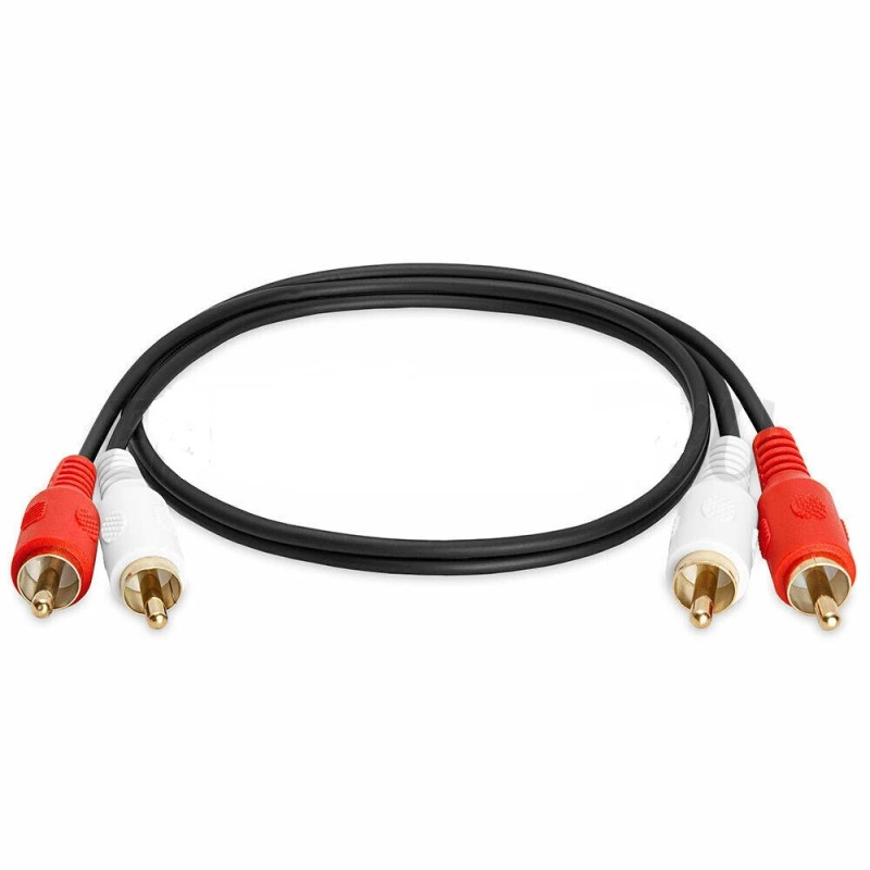 Universal 2 RCA to 2 RCA RCA Cable, Male Stereo