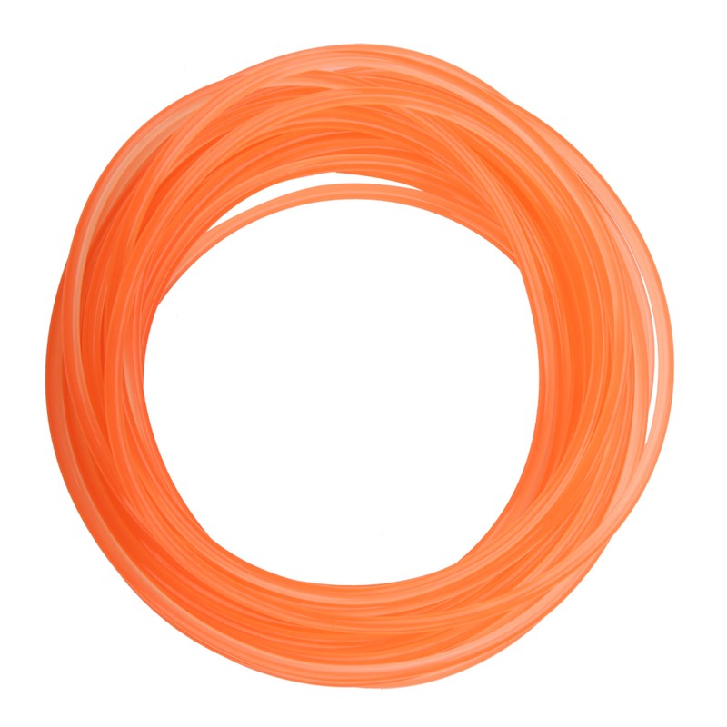 Orange Smooth PU Polyurethane Round Belt for Drive Transmission(5mm*10m)