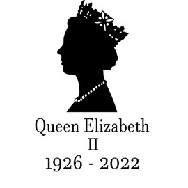 Queen Elizabeth !! 1926-2022 RIP Her Majesty Vinyl Decal Sticker for Car/Window/Wall (Black Matt)