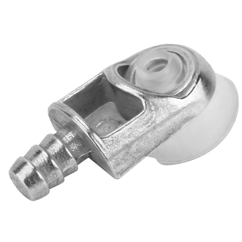 Tomotato 10Pcs Metal + Plastic Glass Shelf Brackets, Wall Mount,