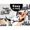 Vivegate Thankful Grateful Blessed Wall Decor – Home Thankful Iron