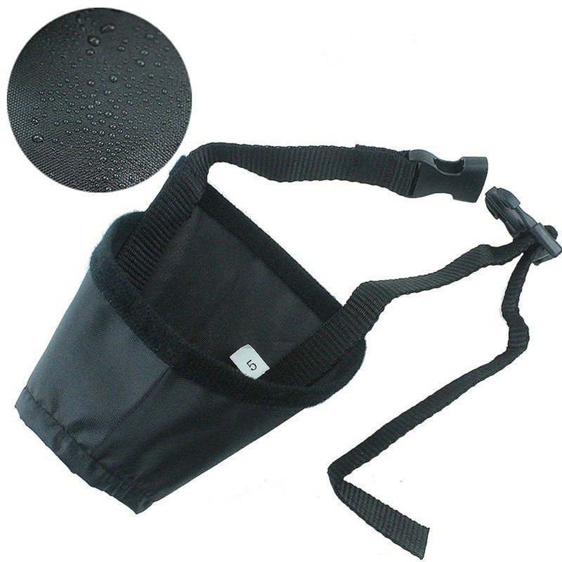 Dog Safety Muzzle Biting Barking Chewing Control Adjustable Nylon Small
