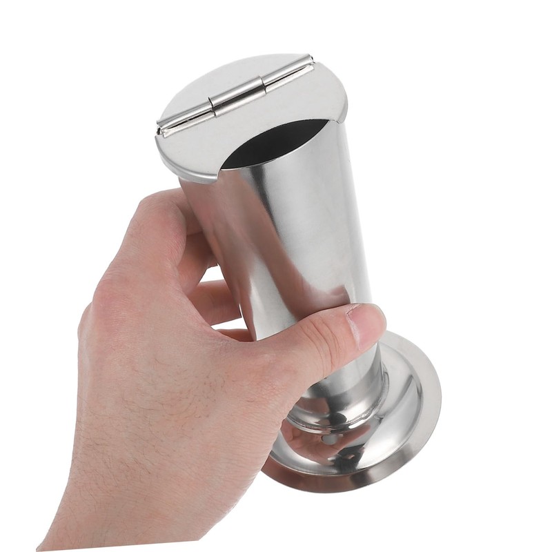 CHILDWEET Stainless Steel Tweezer Holder Shaped Storage Box for Lab