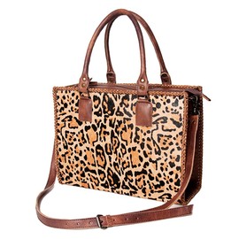 American Darling Briefcase Hair On Genuine Leather Western Women Bag | Handbag Weekend Travel Bags for