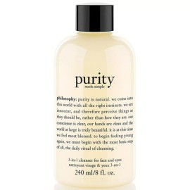 Philosophy Purity Made Simple 3-In-1 Cleanser For Face And Eyes 240Ml/8Oz by