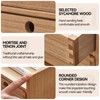 KIRIGEN Desk Organizer with 3 Drawers - Wood Drawer Storage