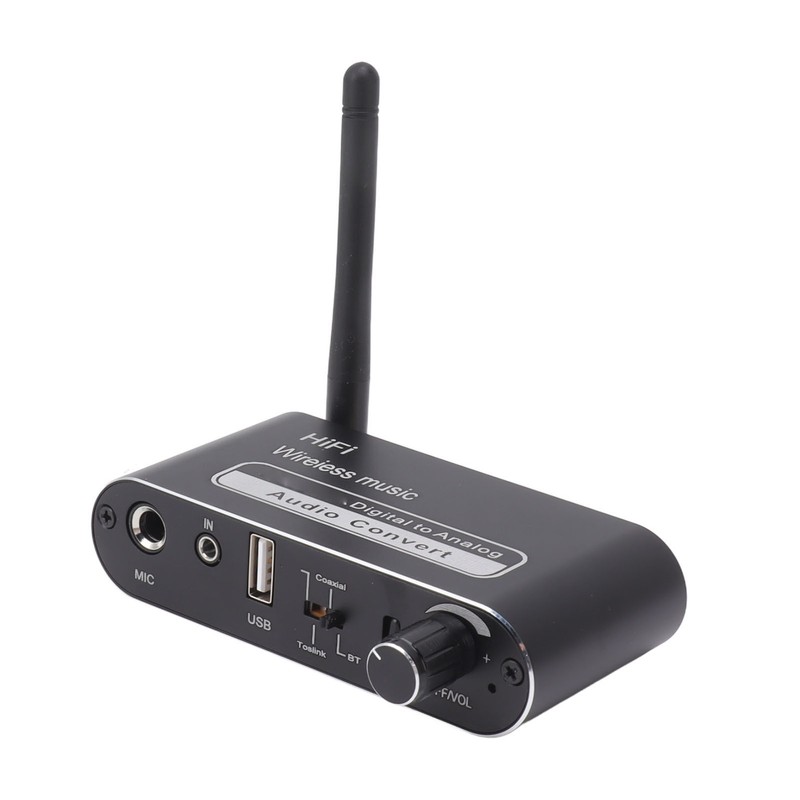 Digital to Analog Converter Coaxial to Analog Adapter Bluetooth 5.1