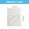 Iron-On White Wide Ironing Interfacing Fabric, White Non-Woven Insert, Lightweight